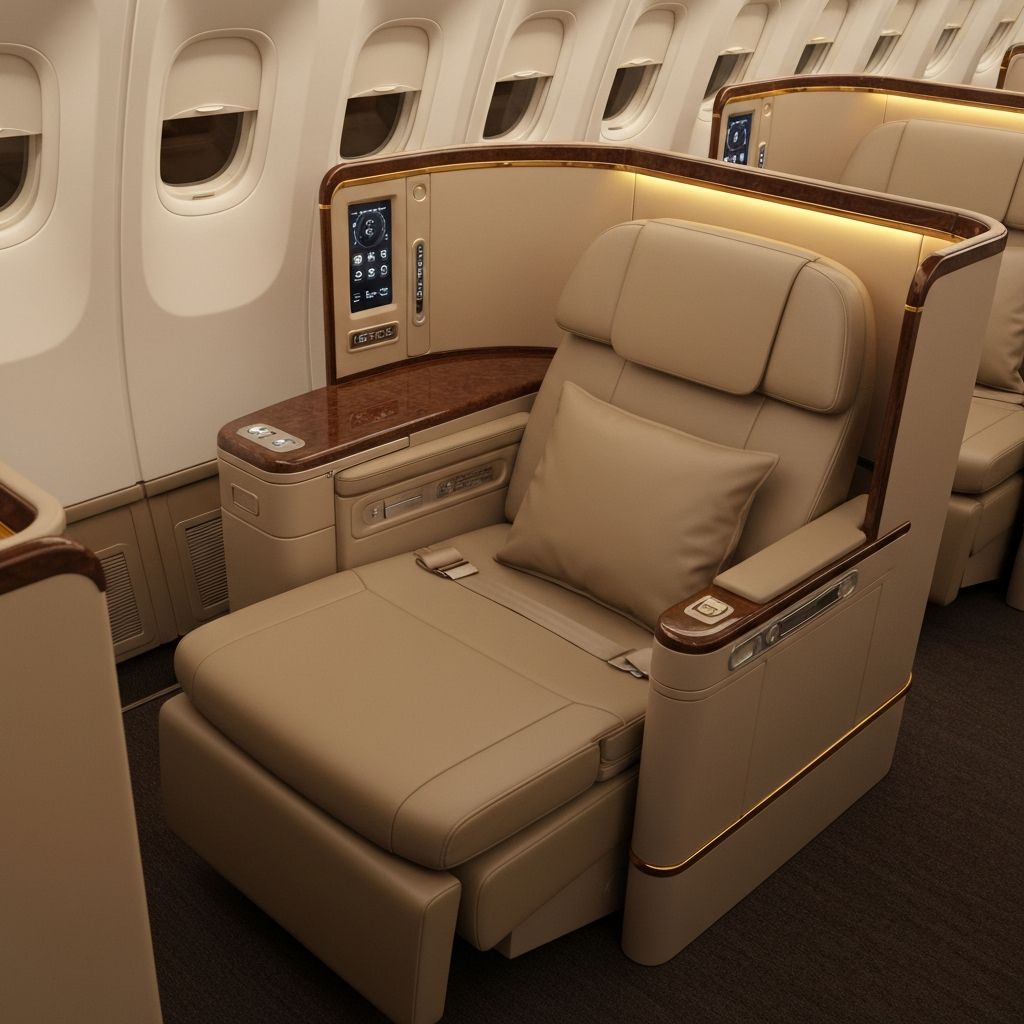 First Class Airline Seat